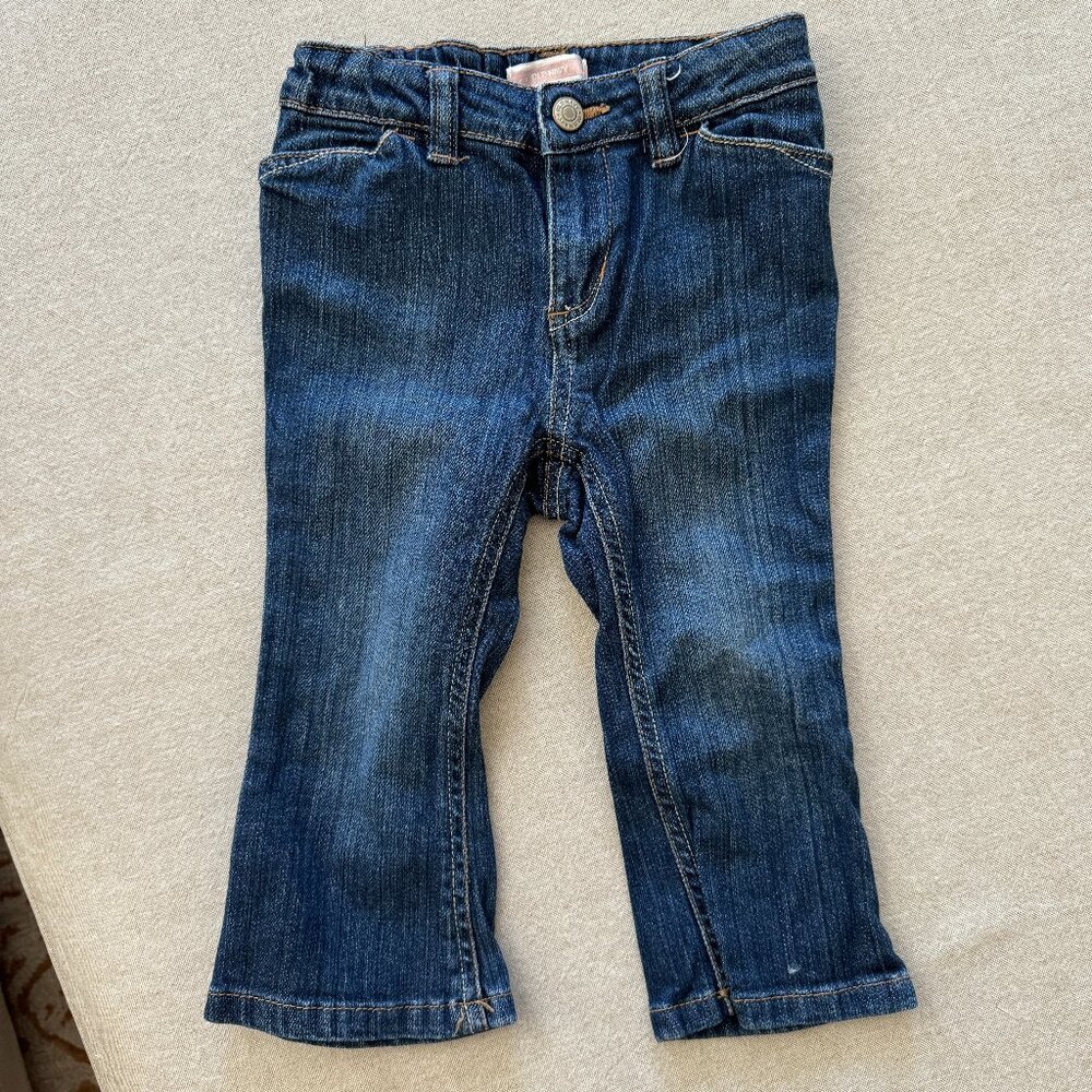 Like New Old Navy Medium Denim Toddler Jeans Sz 18-24 mos